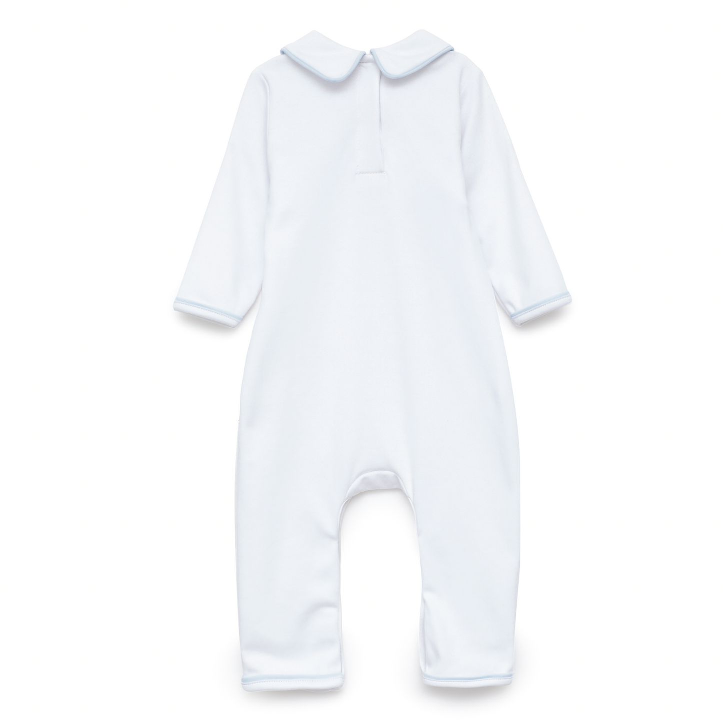 Charlie Smocked Playsuit - Magnolia Baby Boy