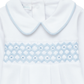 Charlie Smocked Playsuit - Magnolia Baby Boy