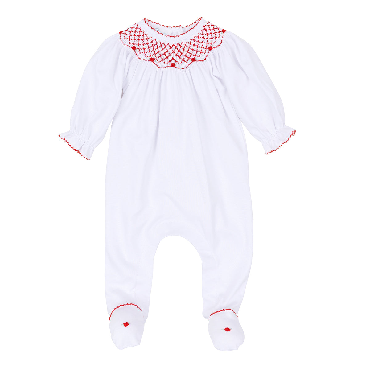 Millie Bishop Footie - Magnolia Baby Girl