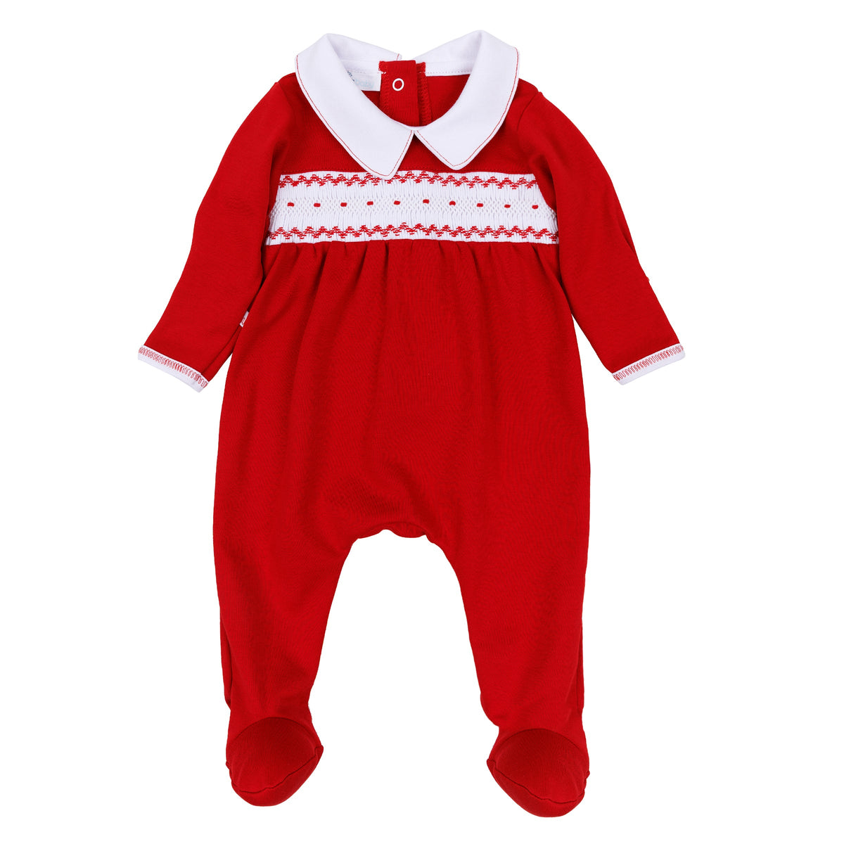 Miles Smocked Footie - Magnolia Baby Boy