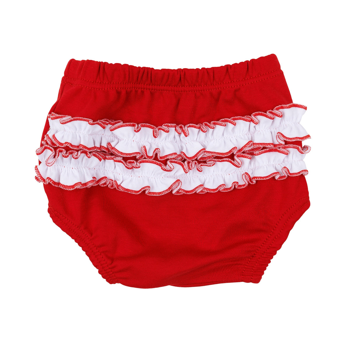 Millie Smocked Ruffle Long Sleeve Diaper Cover Set - Magnolia Baby Girl