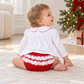 Millie Smocked Ruffle Long Sleeve Diaper Cover Set