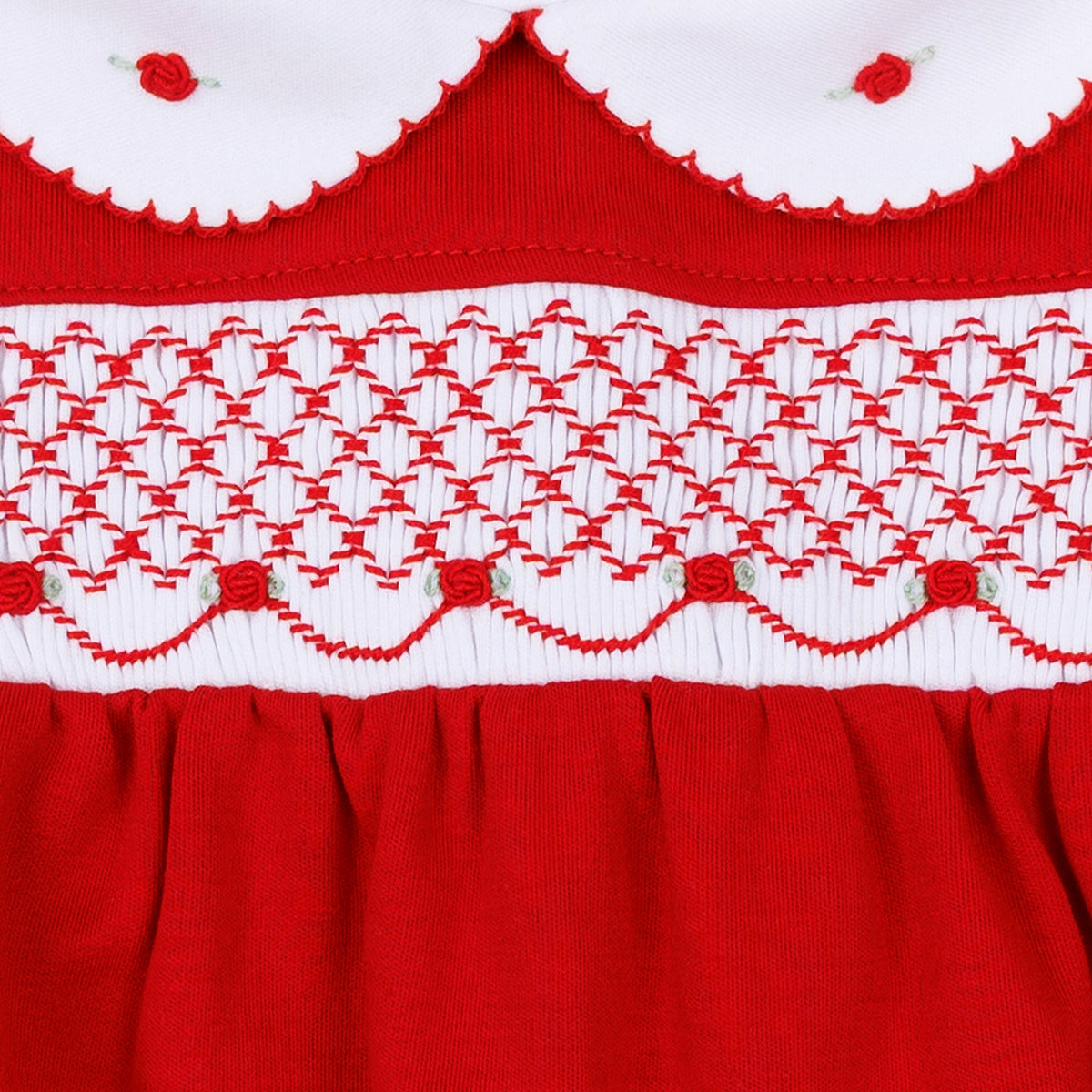 Millie Smocked Short Sleeve Dress - Magnolia Baby Girl