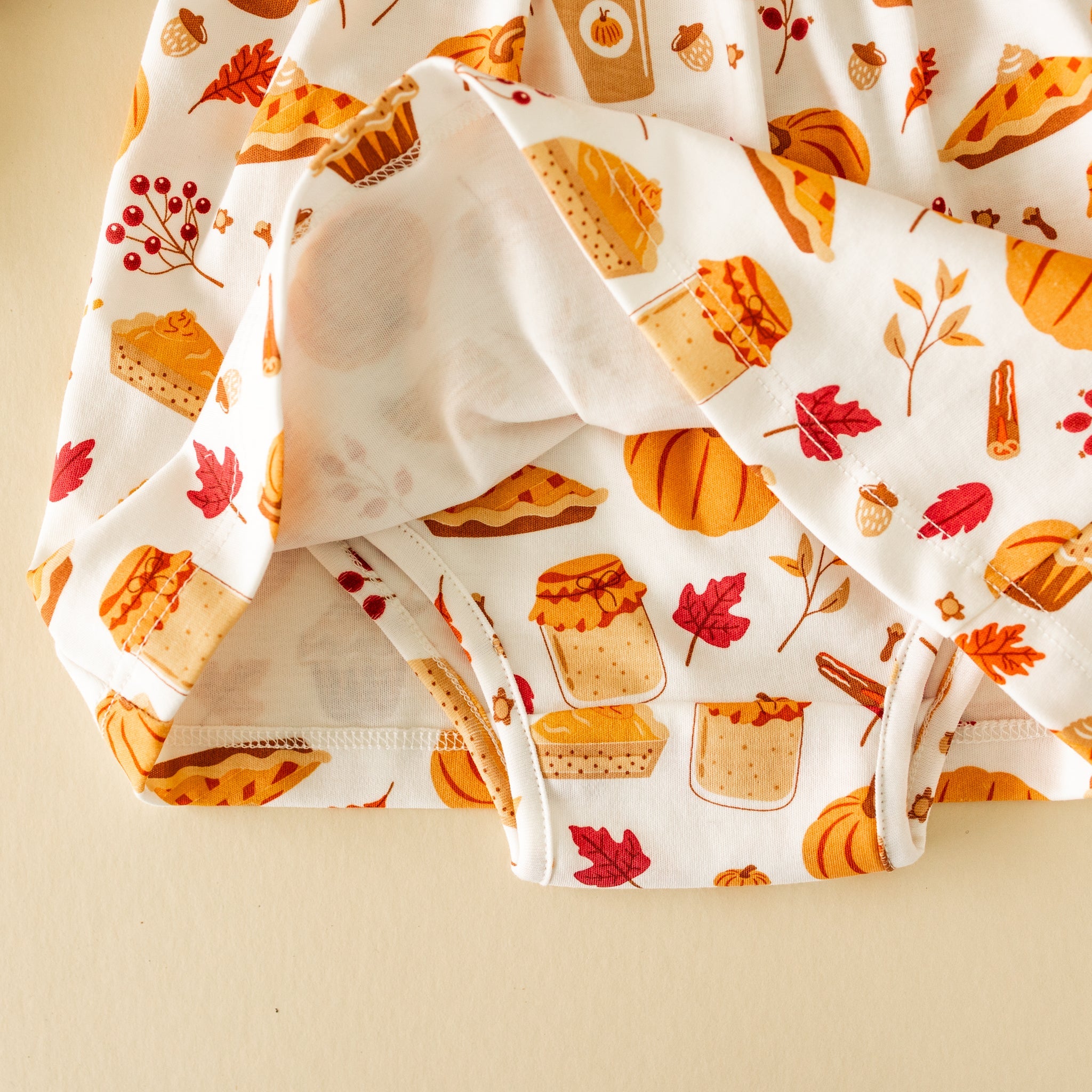 Pumpkin Spice Flutters Dress - Luna and Arlo Girl