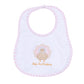 Pilgrim Pals Applique Baby's First Thanksgiving Bib - Pink Magnolia Baby Girl