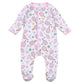 Pickleball Cuties Ruffle Footie - Magnolia Baby Girl