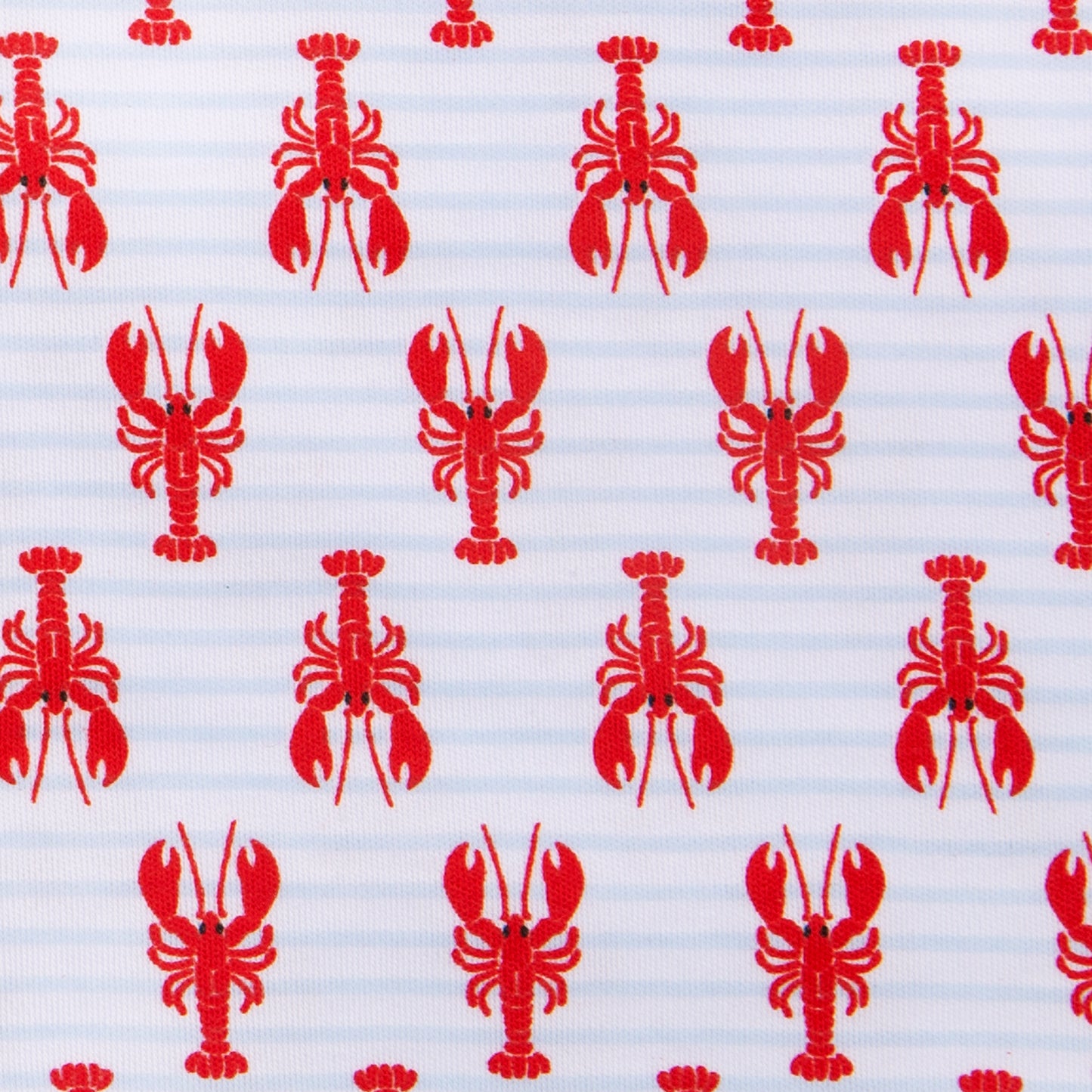 Lil' Snappers Print Bubble - Lobster Red