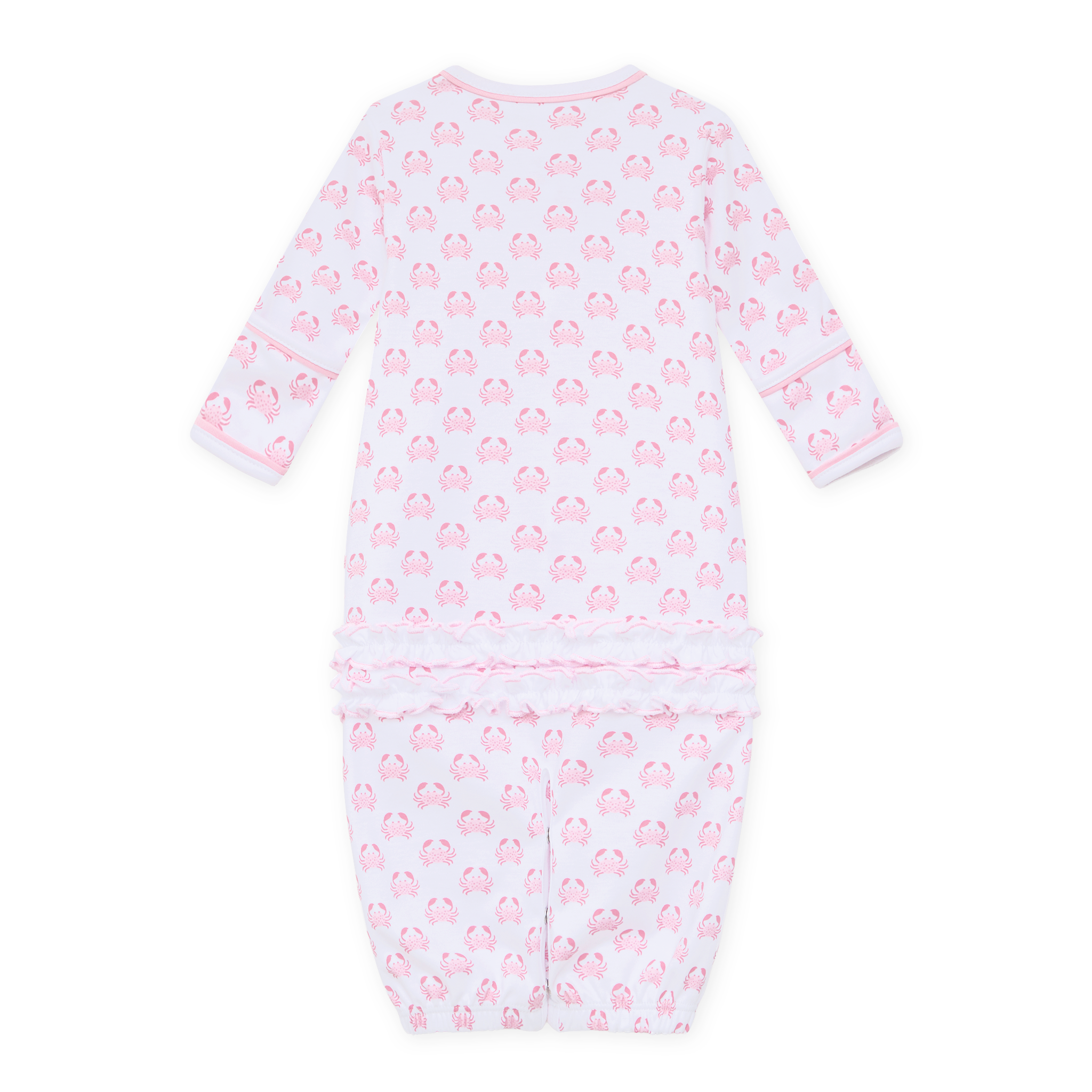 Little Crawlers Print Ruffle Converter - Pink
