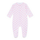 Little Crawlers Print Ruffle Footie - Pink