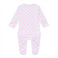 Little Crawlers Print Ruffle Footie - Pink
