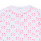 Little Crawlers Print Ruffle Footie - Pink