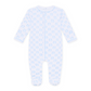 Little Crawlers Print Footie - Light Blue