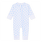 Little Crawlers Print Zip Playsuit - Light Blue