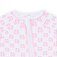 Little Crawlers Print Zip Playsuit - Pink