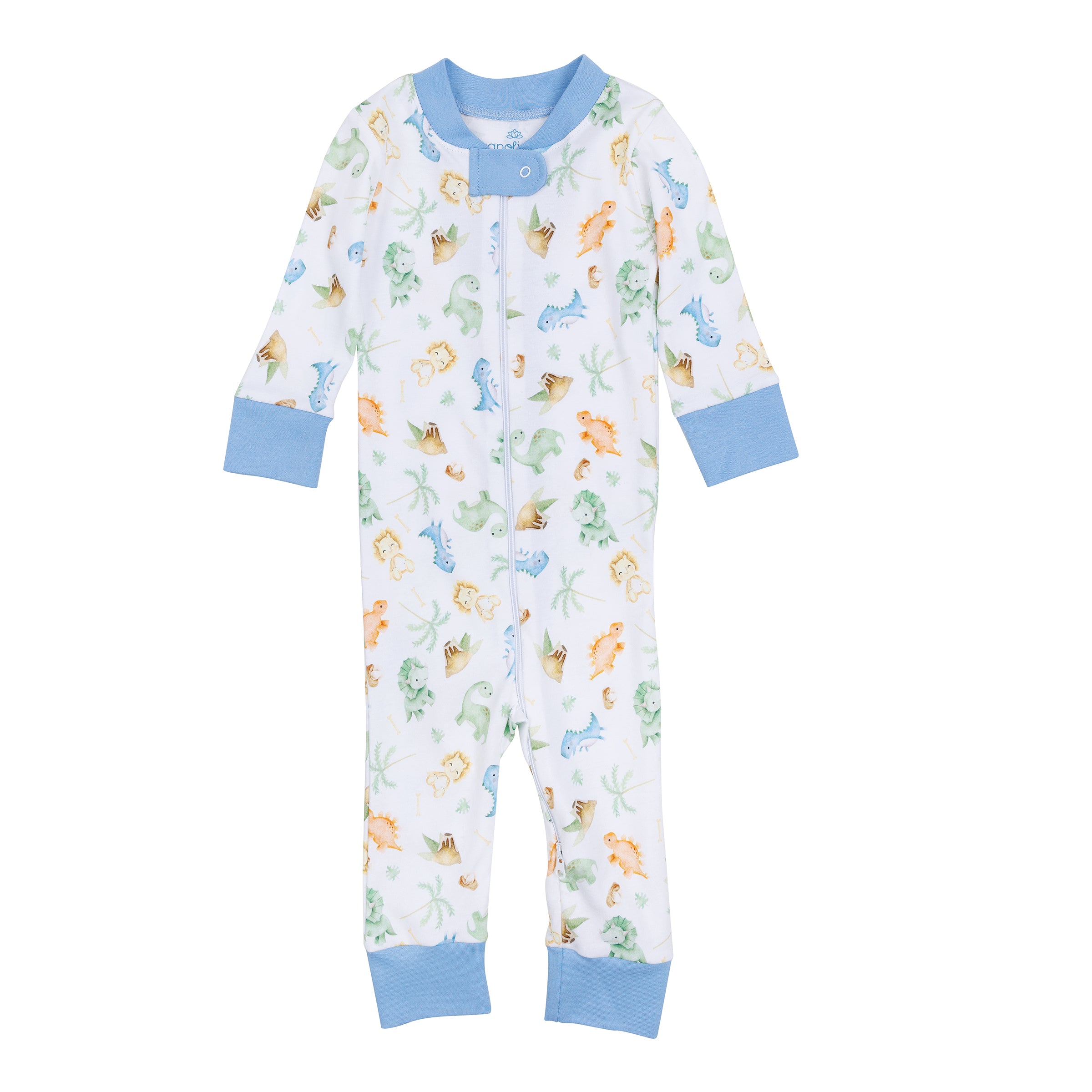 Dino - Land Zip Pajamas