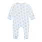 Dreamy Hydrangeas Print Zip Footie