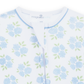 Dreamy Hydrangeas Print Zip Footie