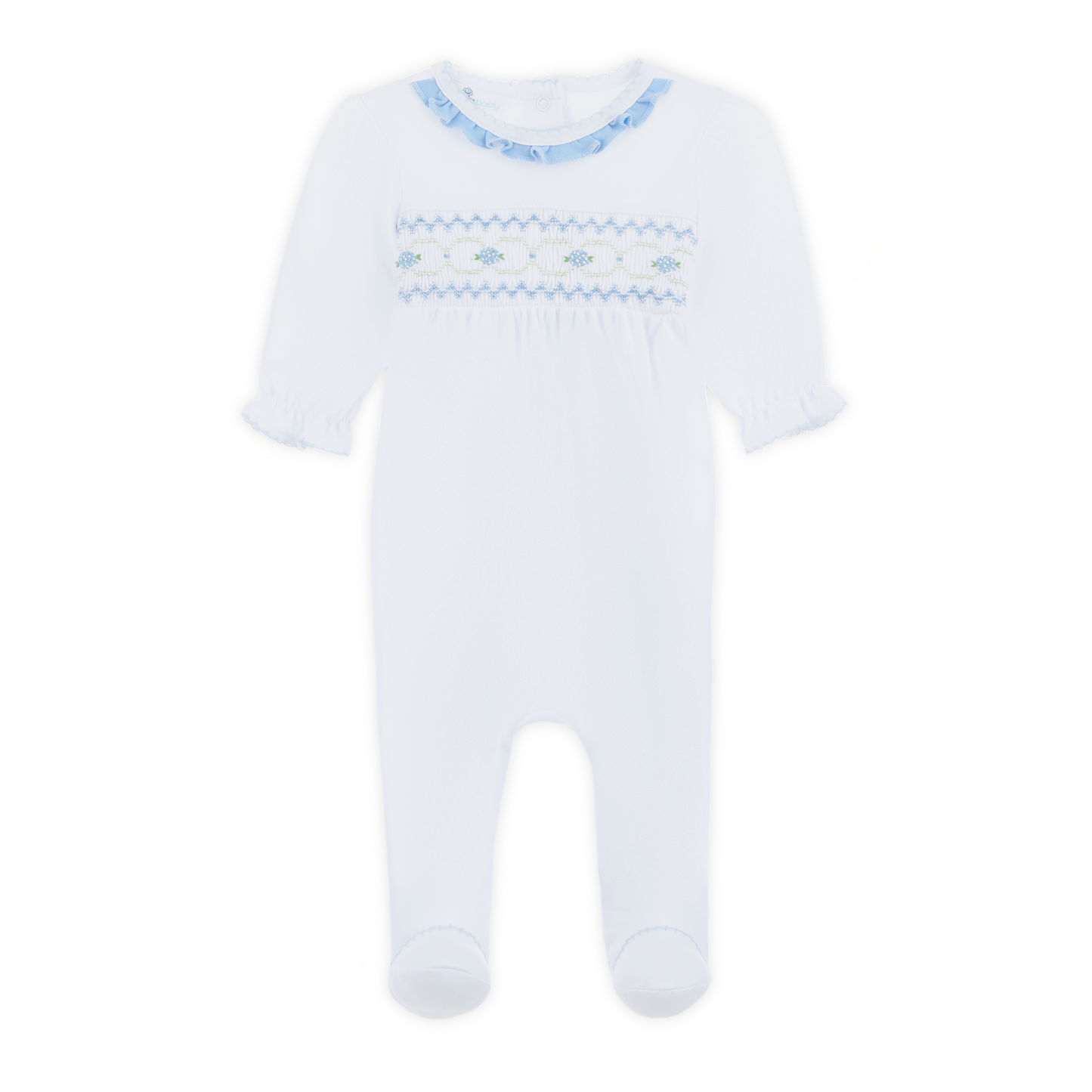 Dreamy Hydrangeas Smocked Footie
