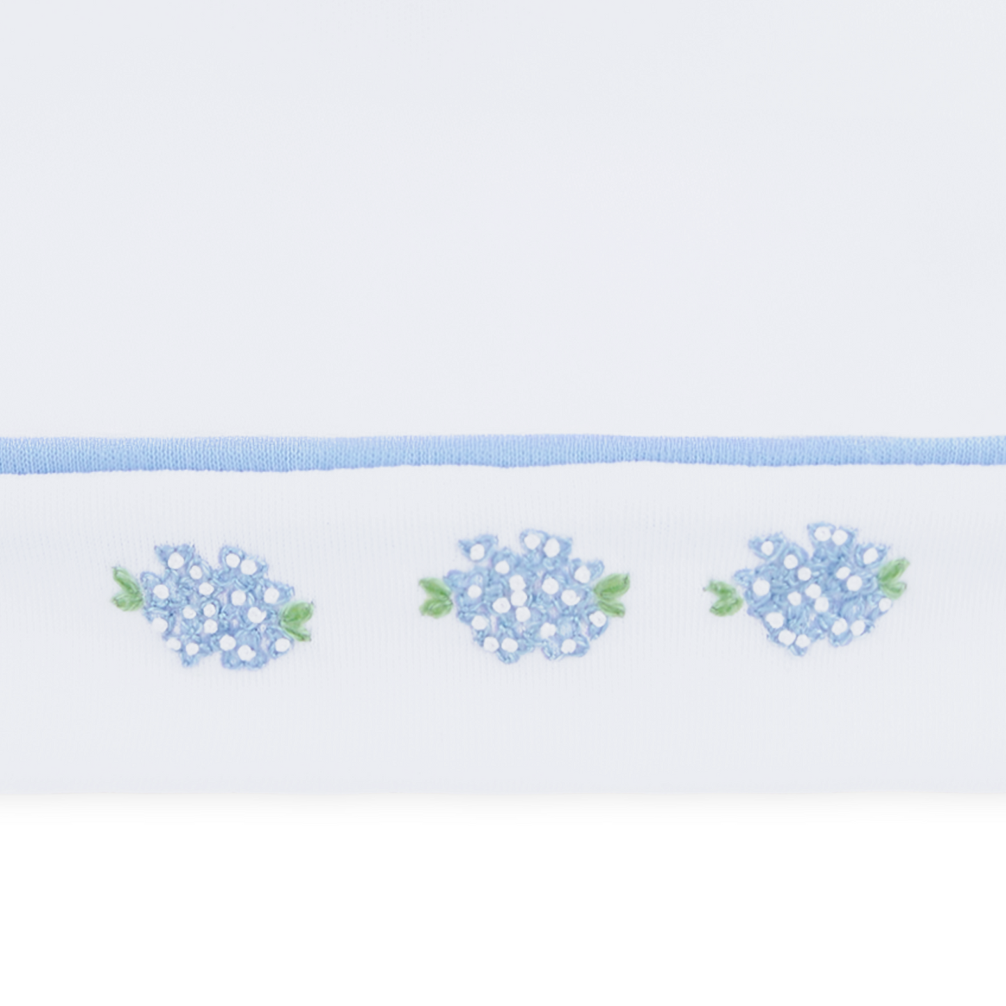 Dreamy Hydrangeas Hand-Embroidered Hat