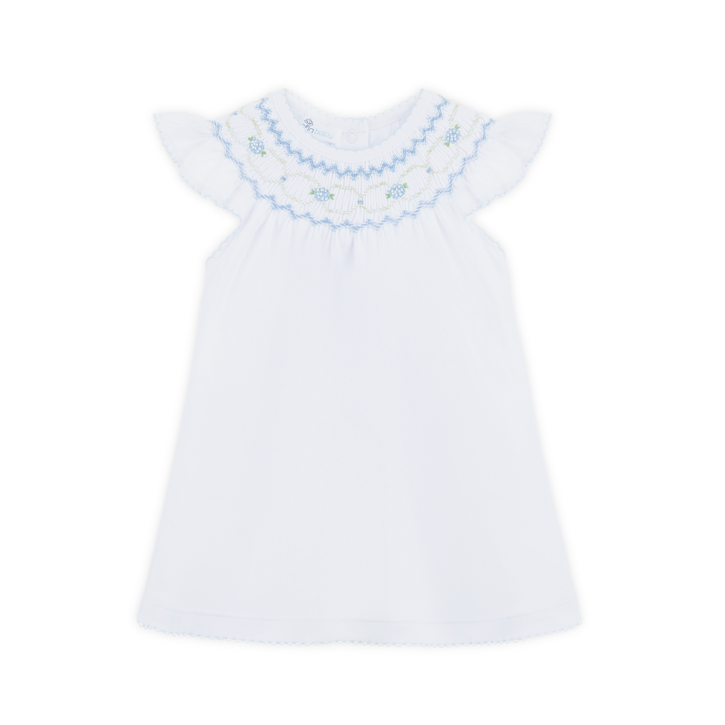 Dreamy Hydrangeas Bishop Dress