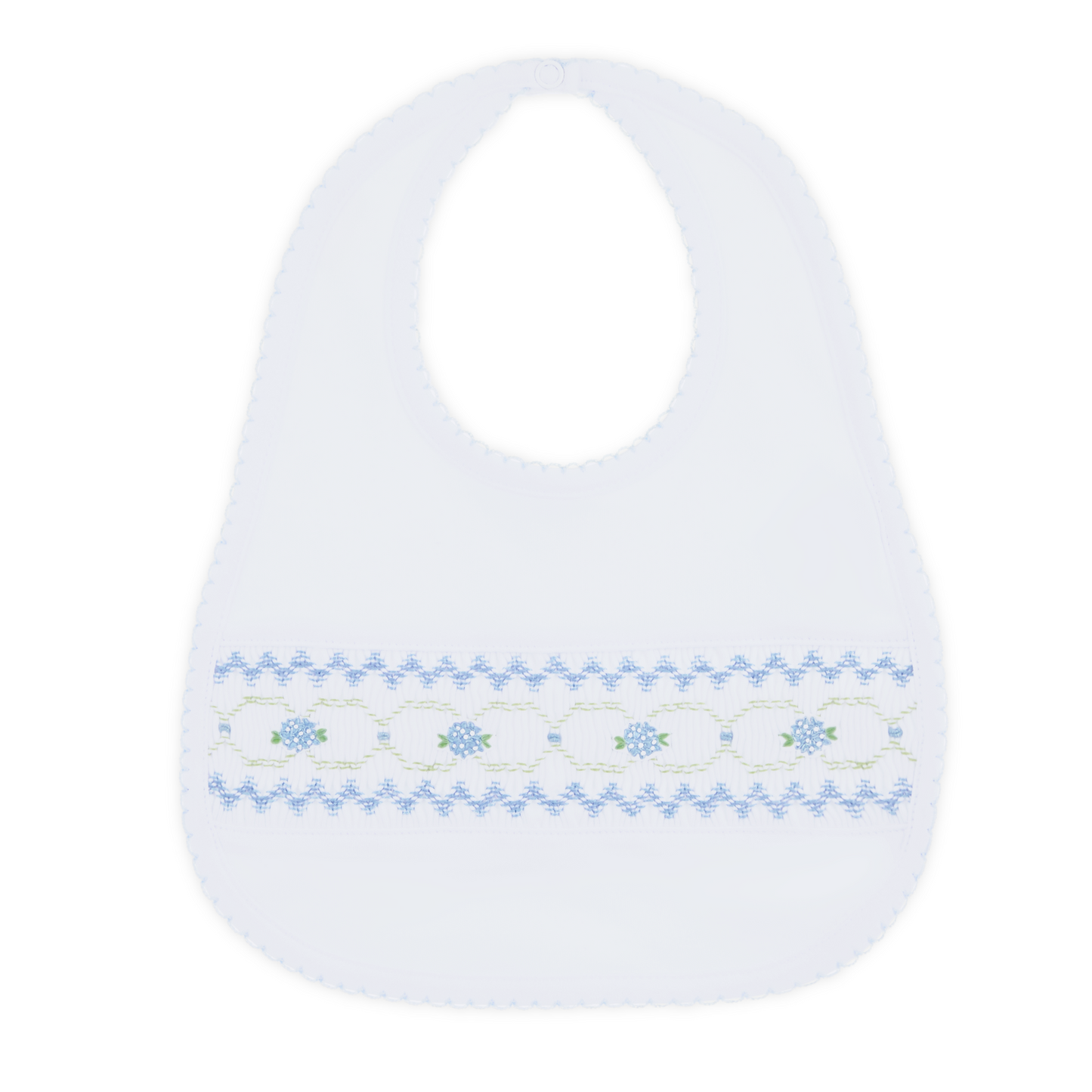 Dreamy Hydrangeas Smocked Bib