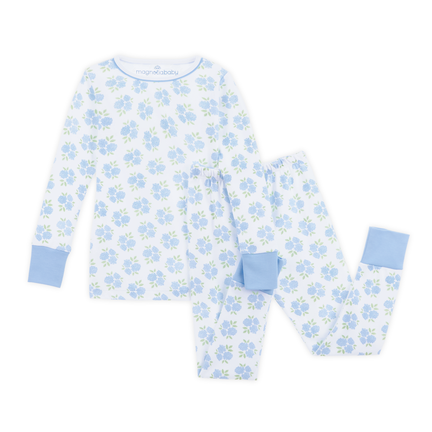 Dreamy Hydrangeas Long Pajamas