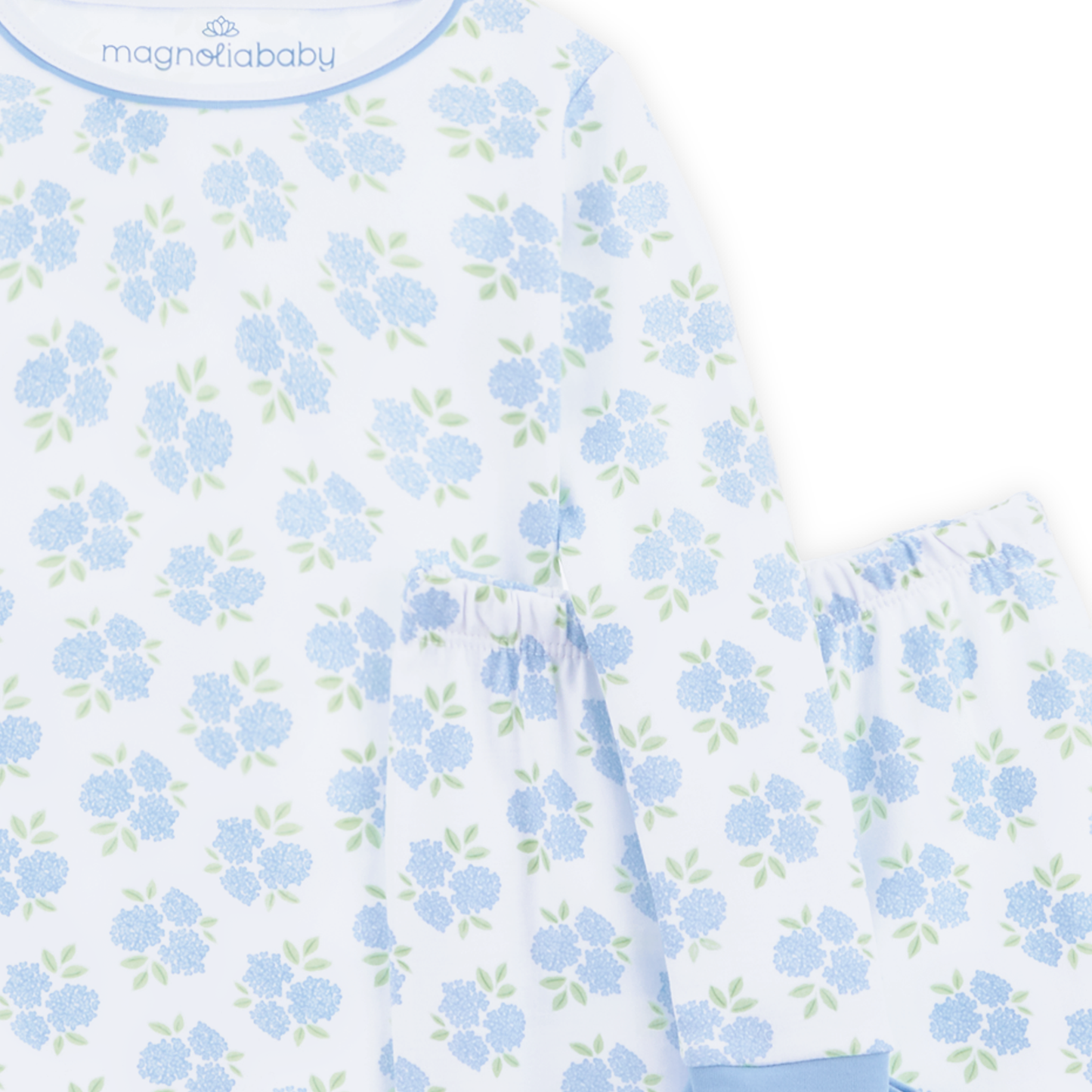 Dreamy Hydrangeas Long Pajamas