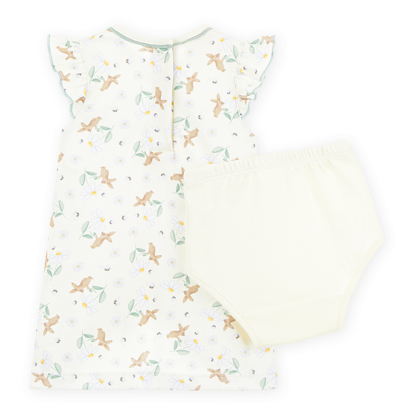 Bunny's Daisy Garden Print Dress - Magnolia Baby Girl