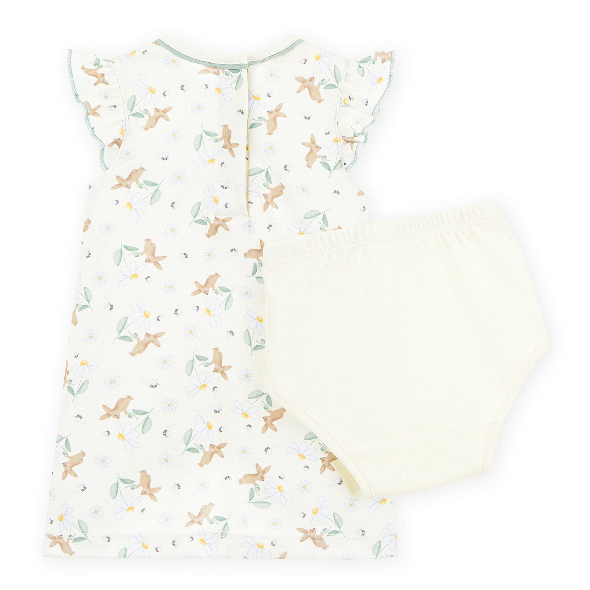 Bunny's Daisy Garden Print Dress - Magnolia Baby Girl