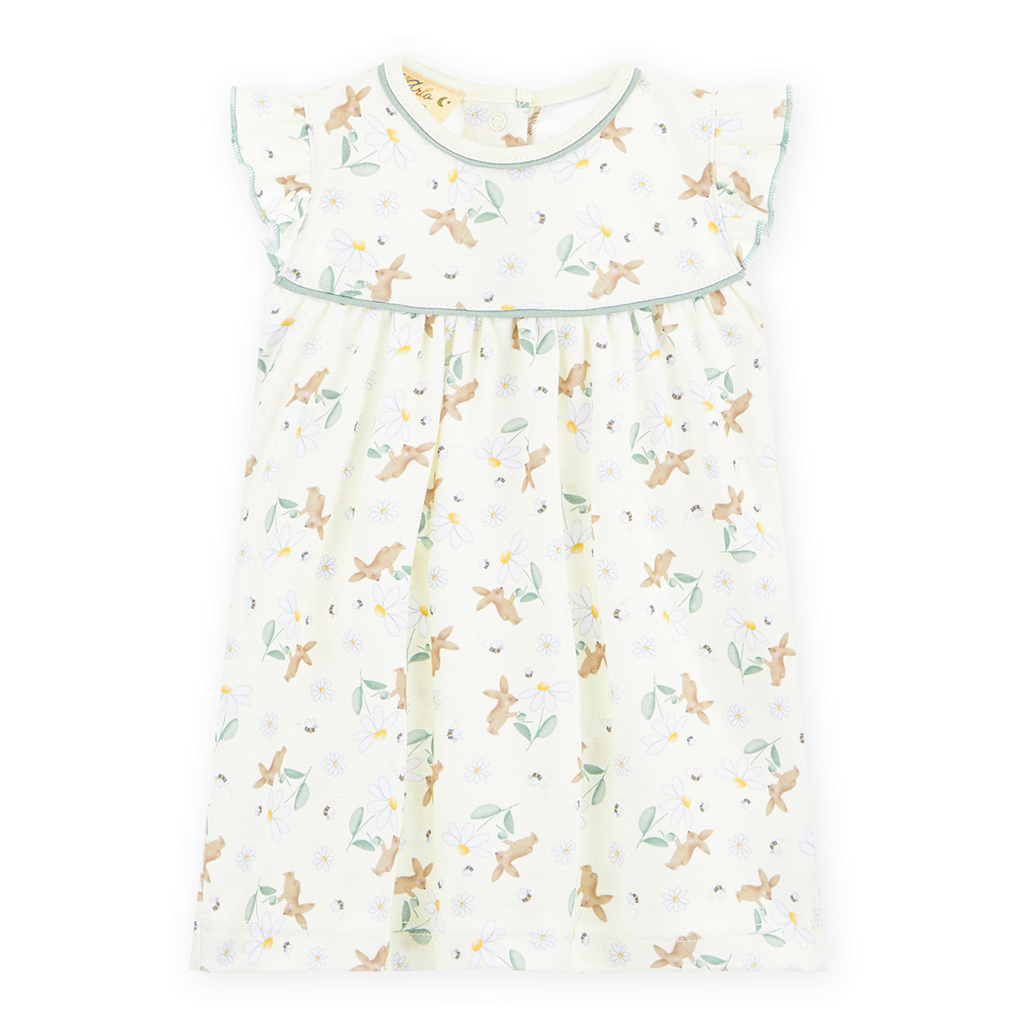 Bunny's Daisy Garden Print Dress - Magnolia Baby Girl