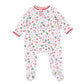 Christmas Magic Print Zip Footie - Magnolia Baby Unisex
