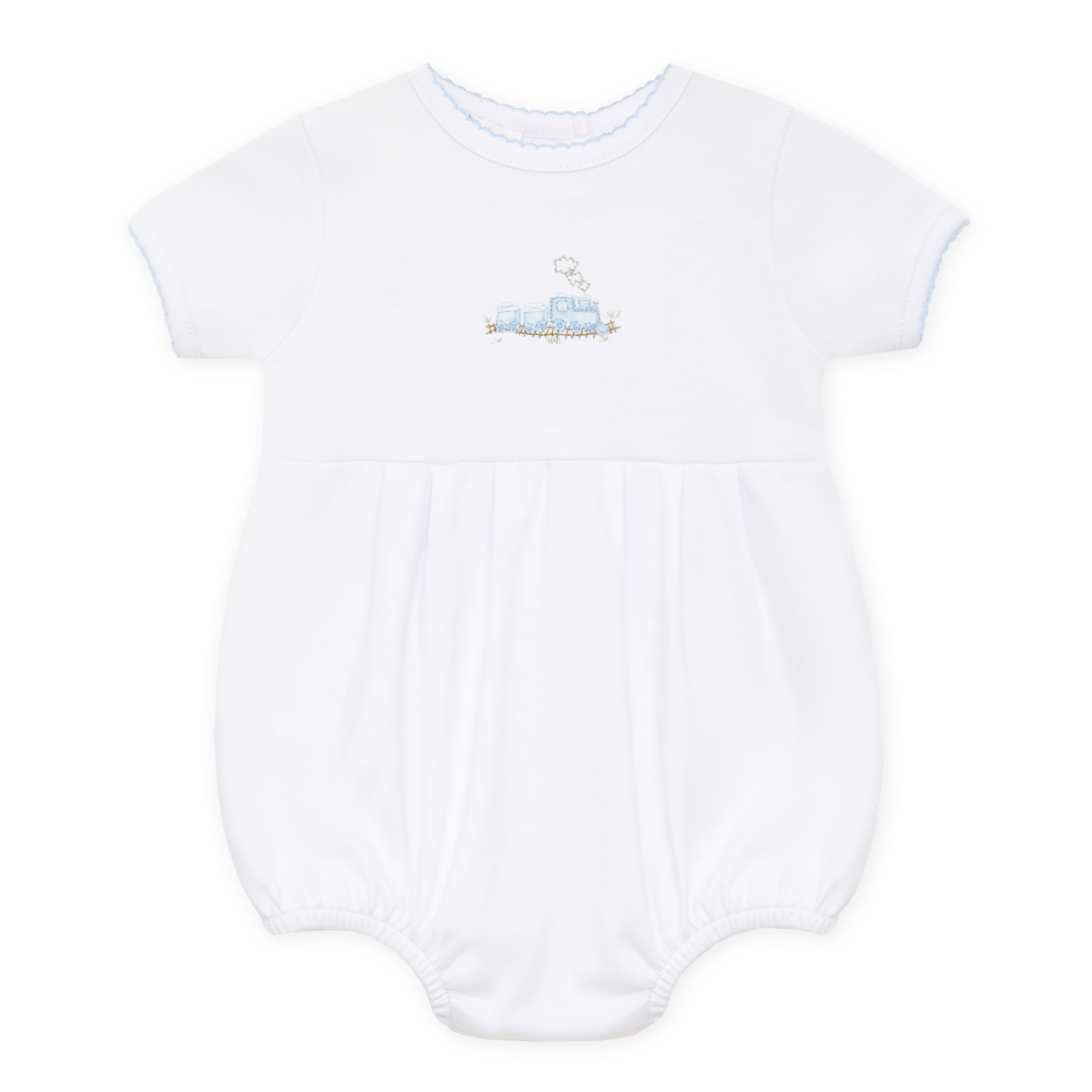 Choo Choo Train Hand-Embroidered Bubble