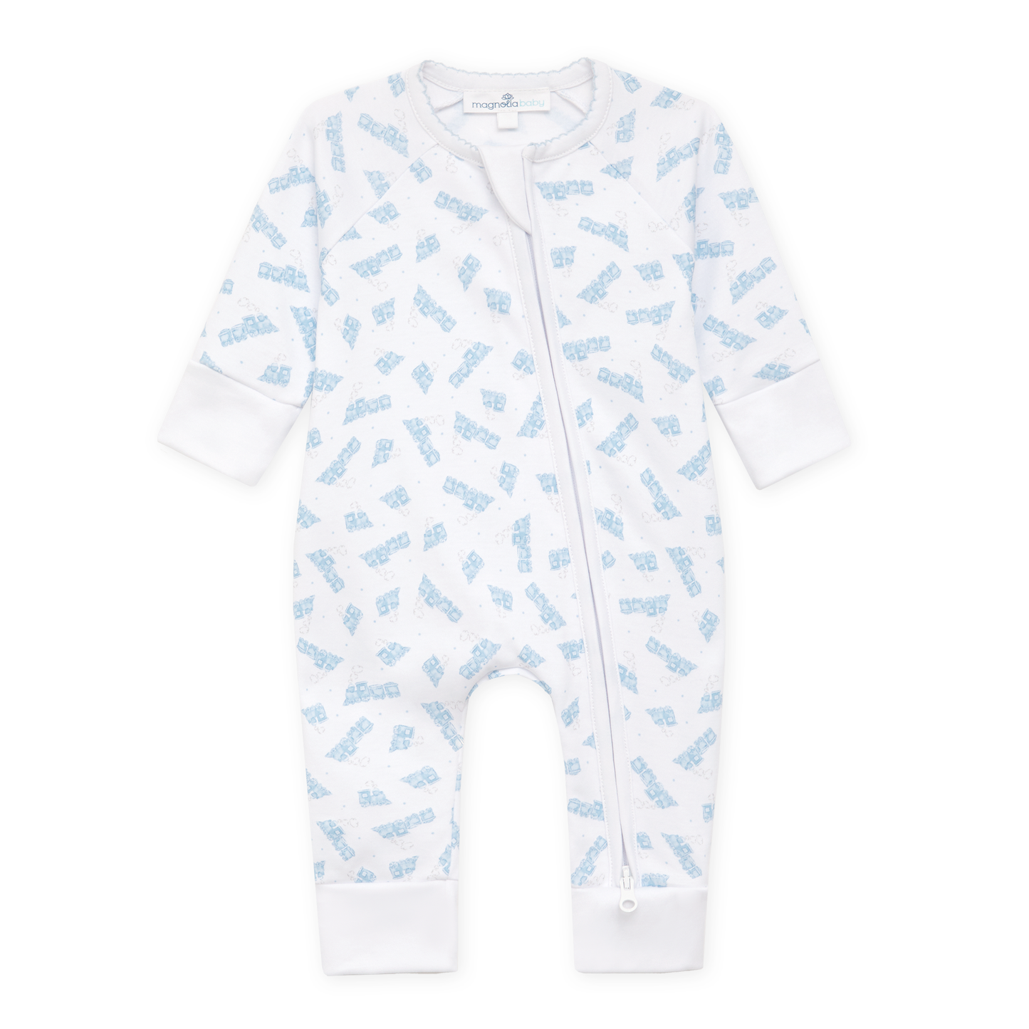 Choo Choo Train Print Zip Playsuit