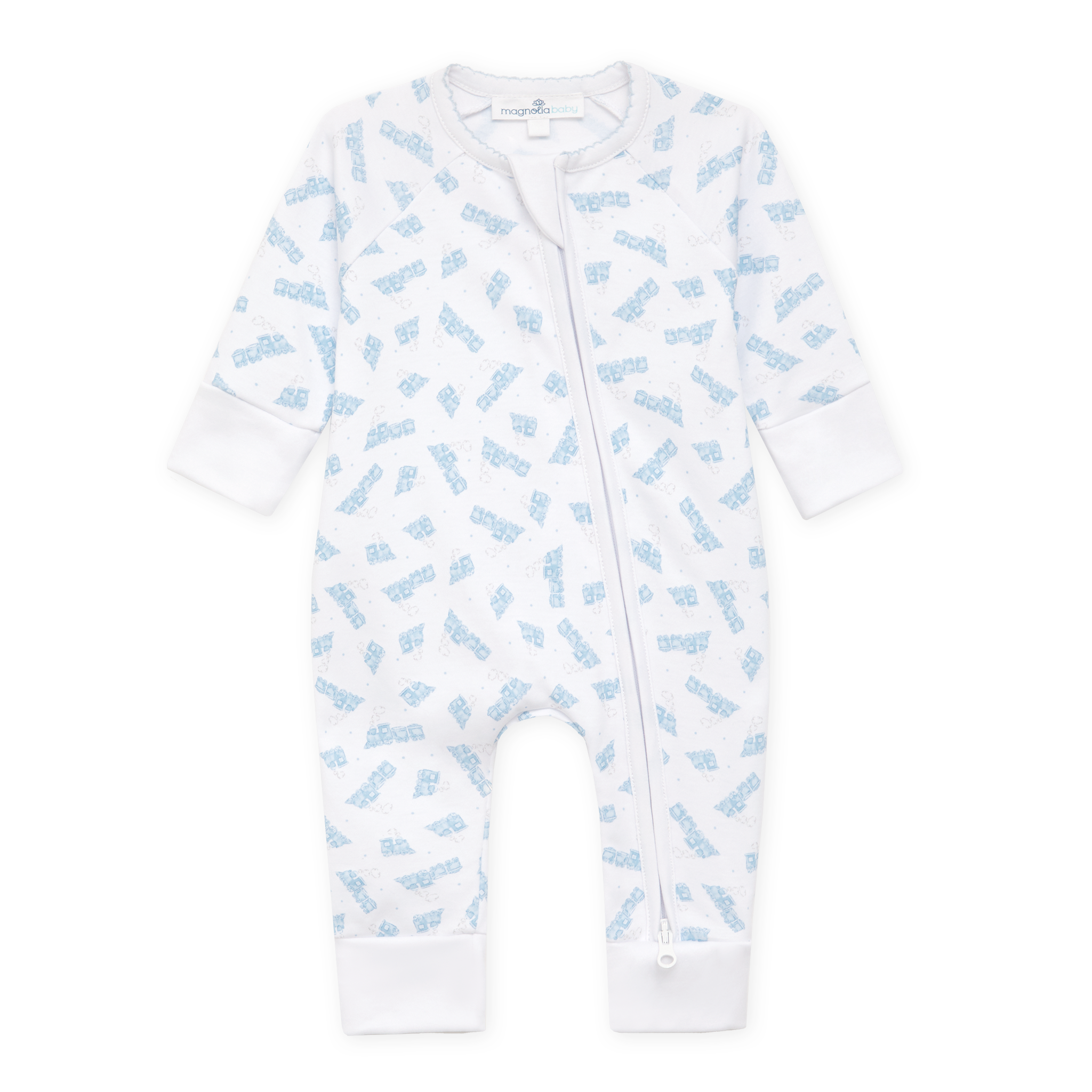 Choo Choo Train Print Zip Playsuit