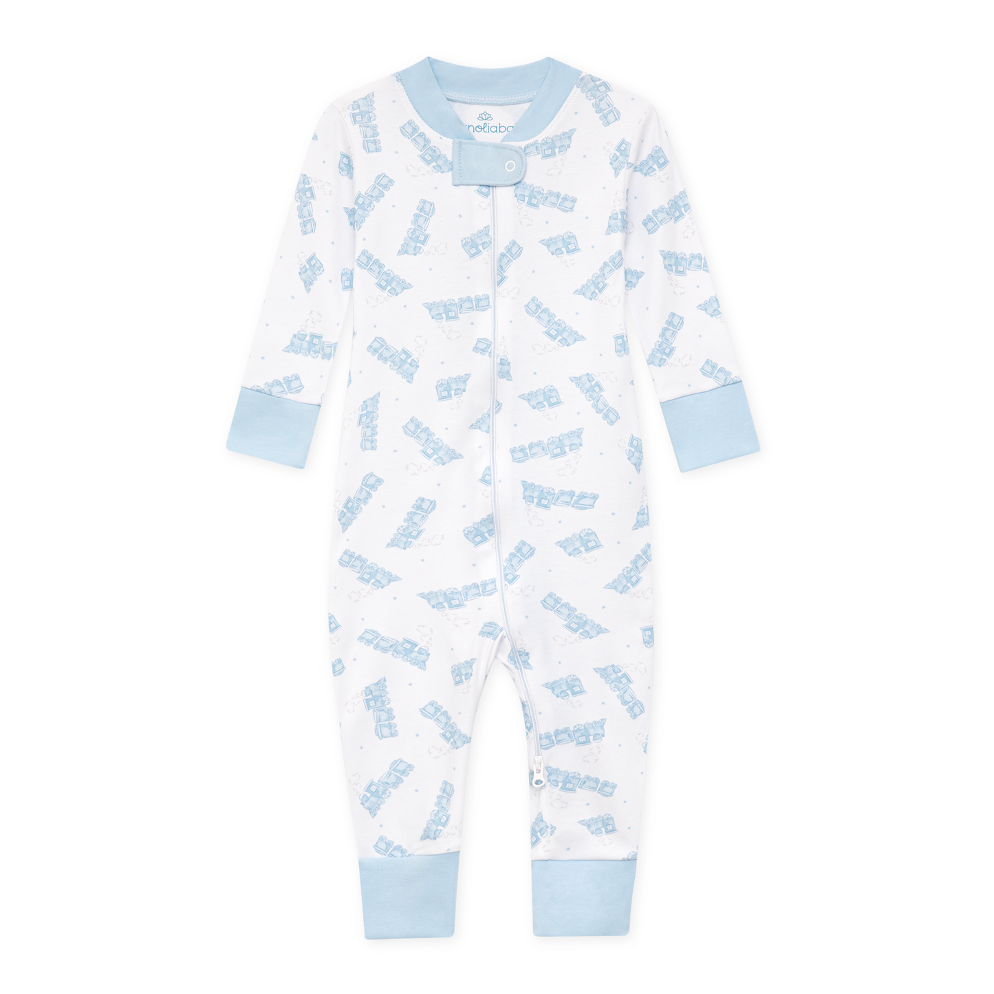 Choo Choo Train Zip Pajamas