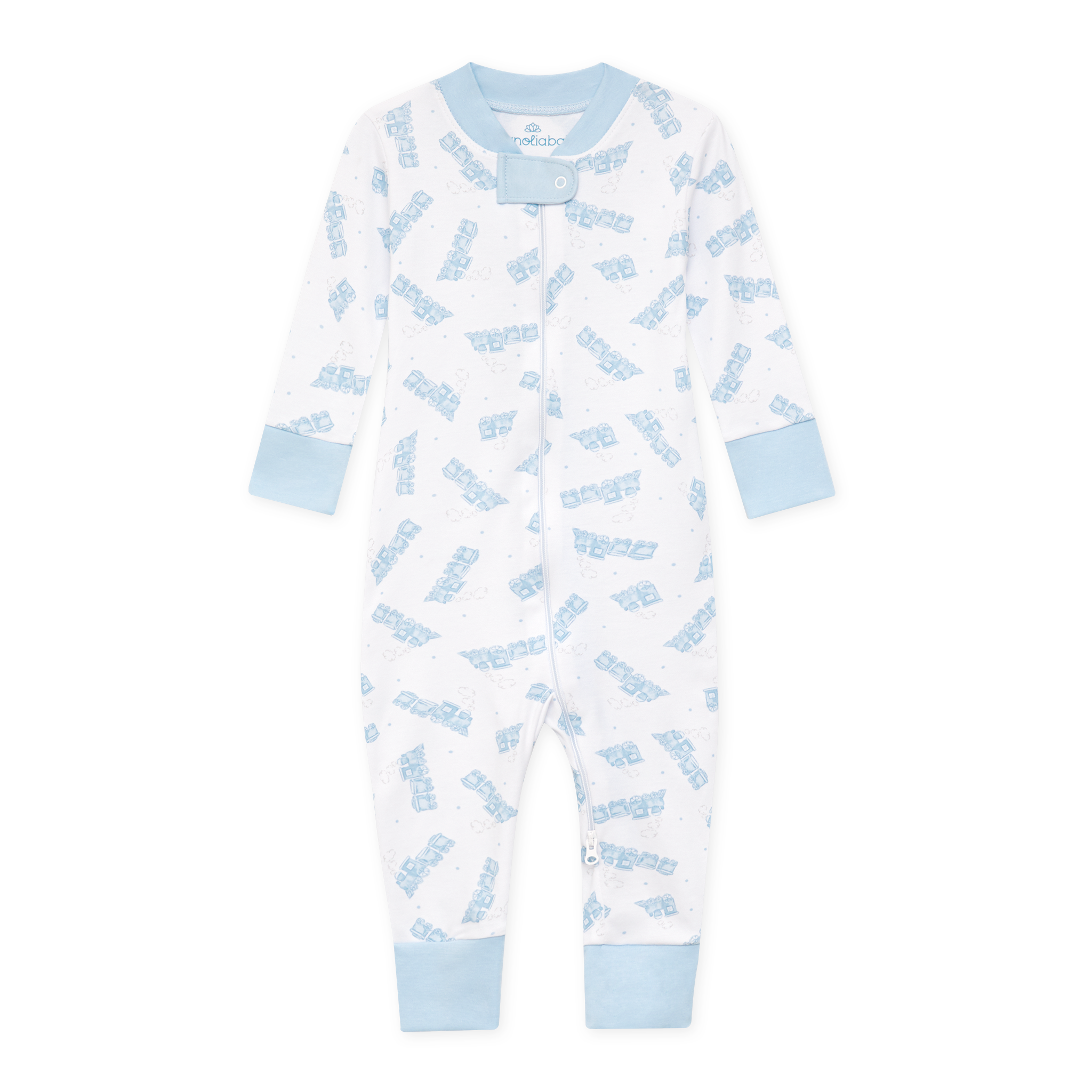 Choo Choo Train Zip Pajamas