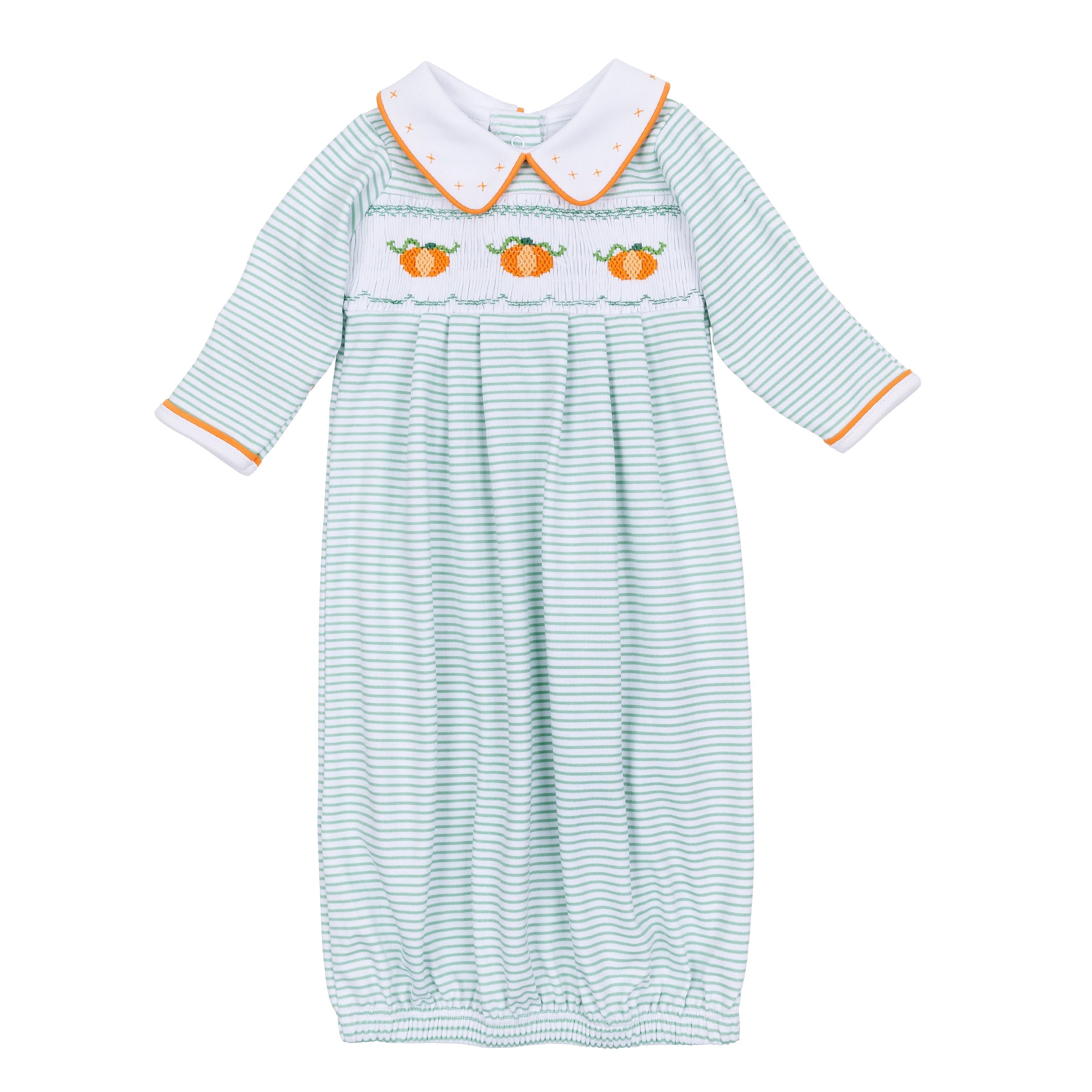 Lil' Pumpkin Classics Smocked Pleated Gown Magnolia Baby Boy