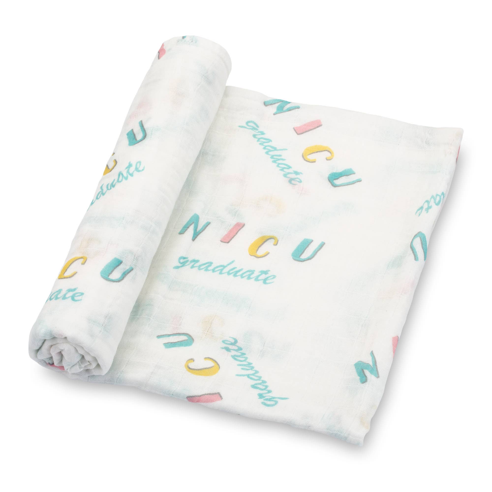NICU Graduate Baby Muslin Swaddle Blanket