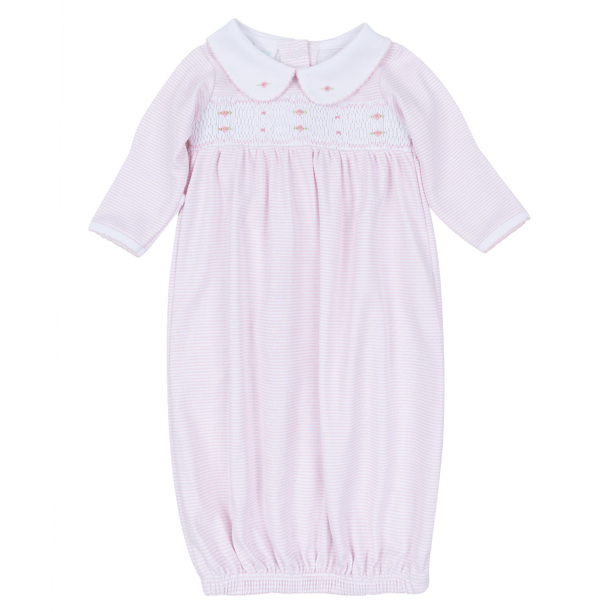 Anna Smocked Gown - Pink - Magnolia Baby Girl