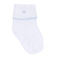 Benjamin Embroidered Socks - Light Blue - Magnolia Baby Boy