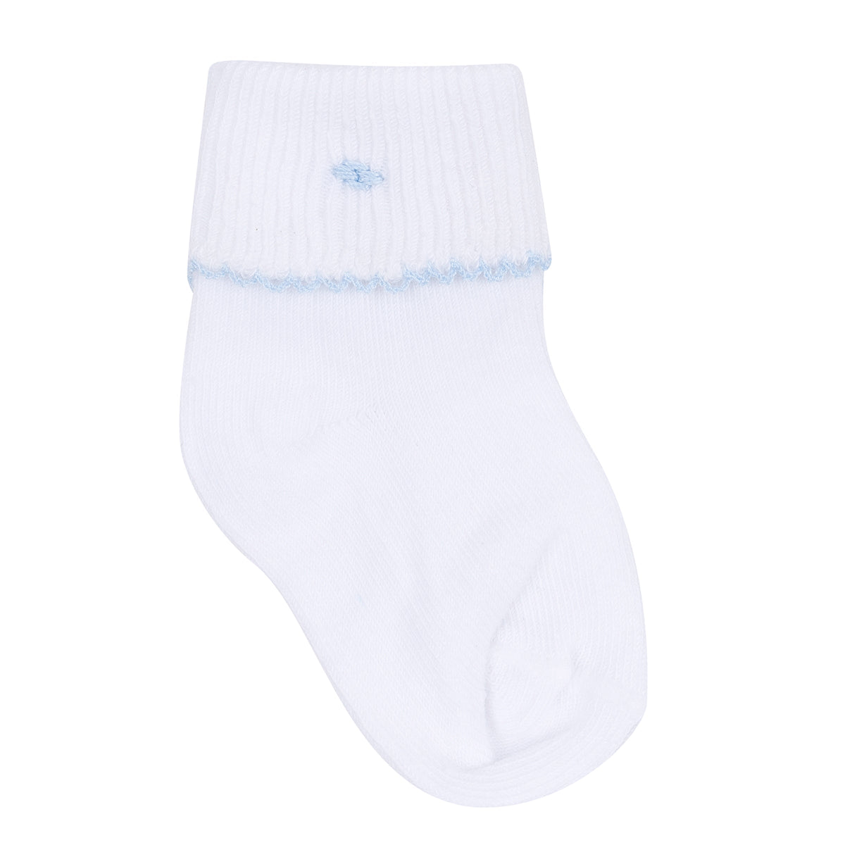 Benjamin Embroidered Socks - Light Blue - Magnolia Baby Boy
