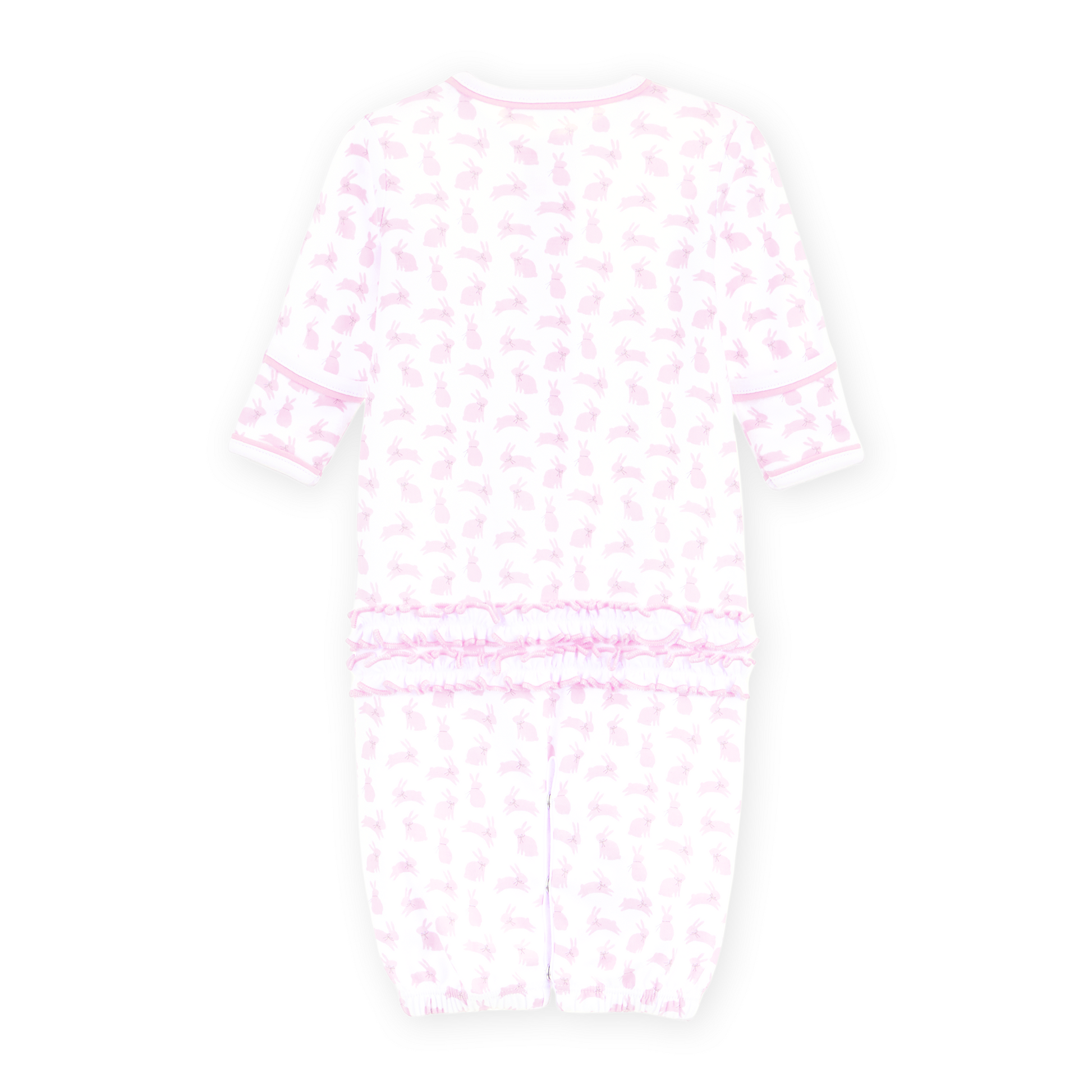 Leaping Bunnies Print Ruffle Converter - Pink Magnolia Baby Girl
