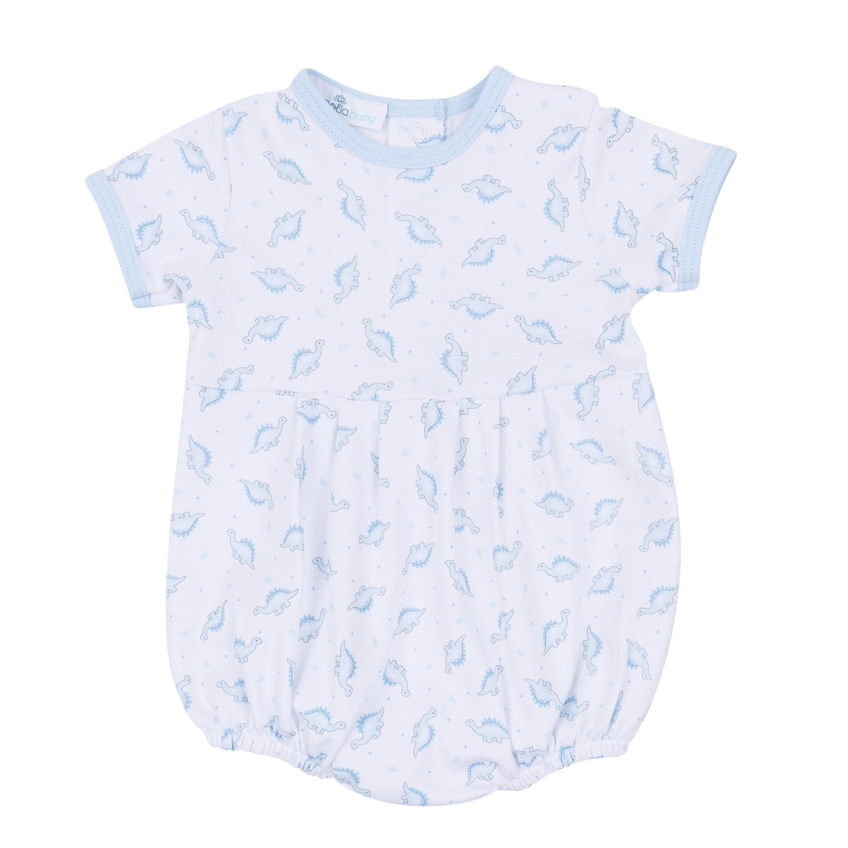 Baby Dino Print Short Sleeve Bubble - Magnolia Baby Boy