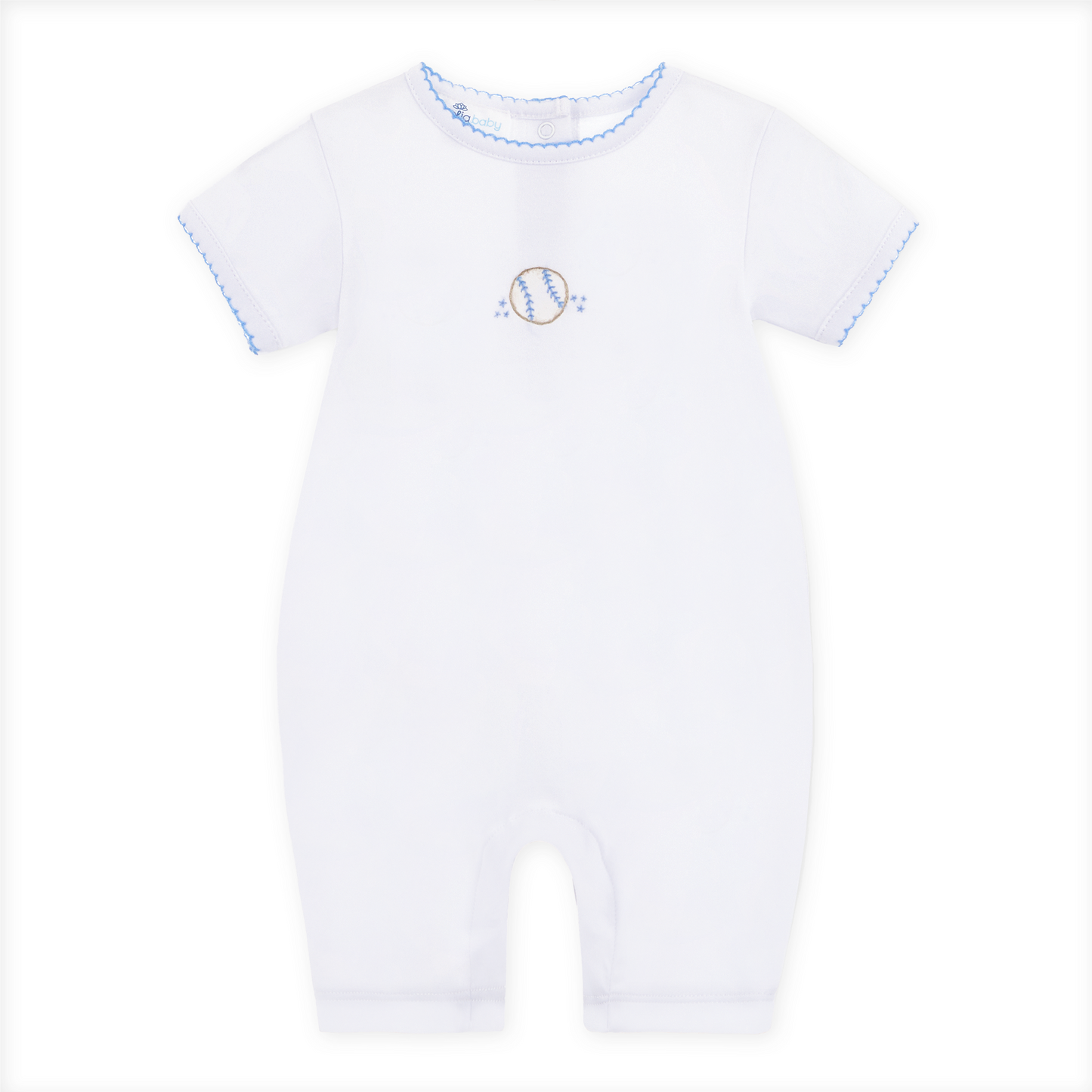 Precious Lil' Sluggers Short Playsuit - Light Blue
