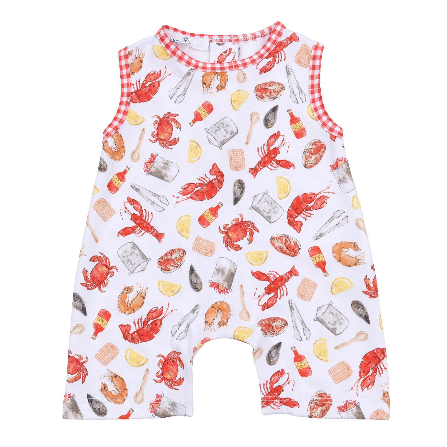Crawfish Season Short Playsuit - Magnolia Baby Boy
