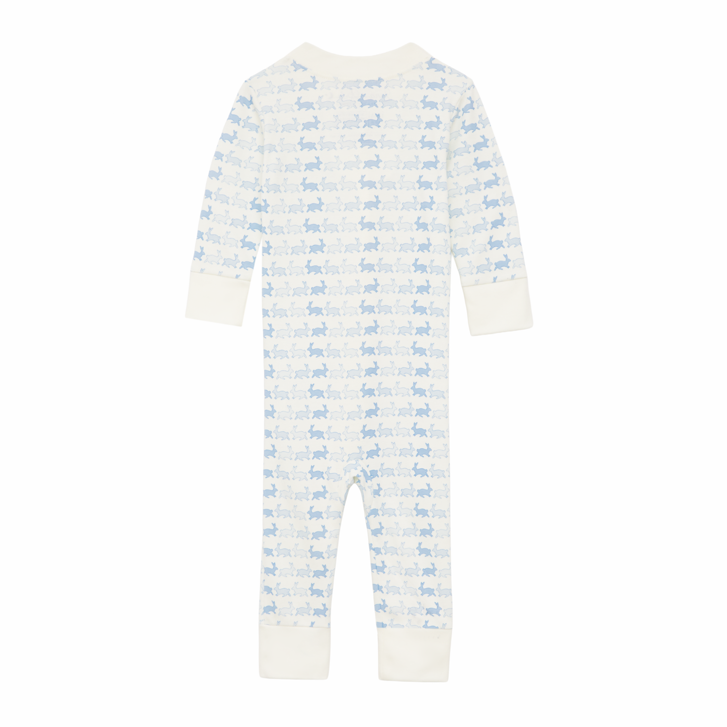 Bunny Hop Zip Pajamas - Sky - Luna and Arlo Boy