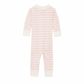 Bunny Hop Zip Pajamas - Dusty Rose - Luna and Arlo Girl