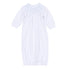 George Bishop Gown - White Light Blue - Magnolia Baby Boy