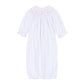 Grace Bishop Gown - White Pink - Magnolia Baby Girl