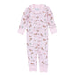 Little Wranglers Zip Pajamas - Dusty Rose